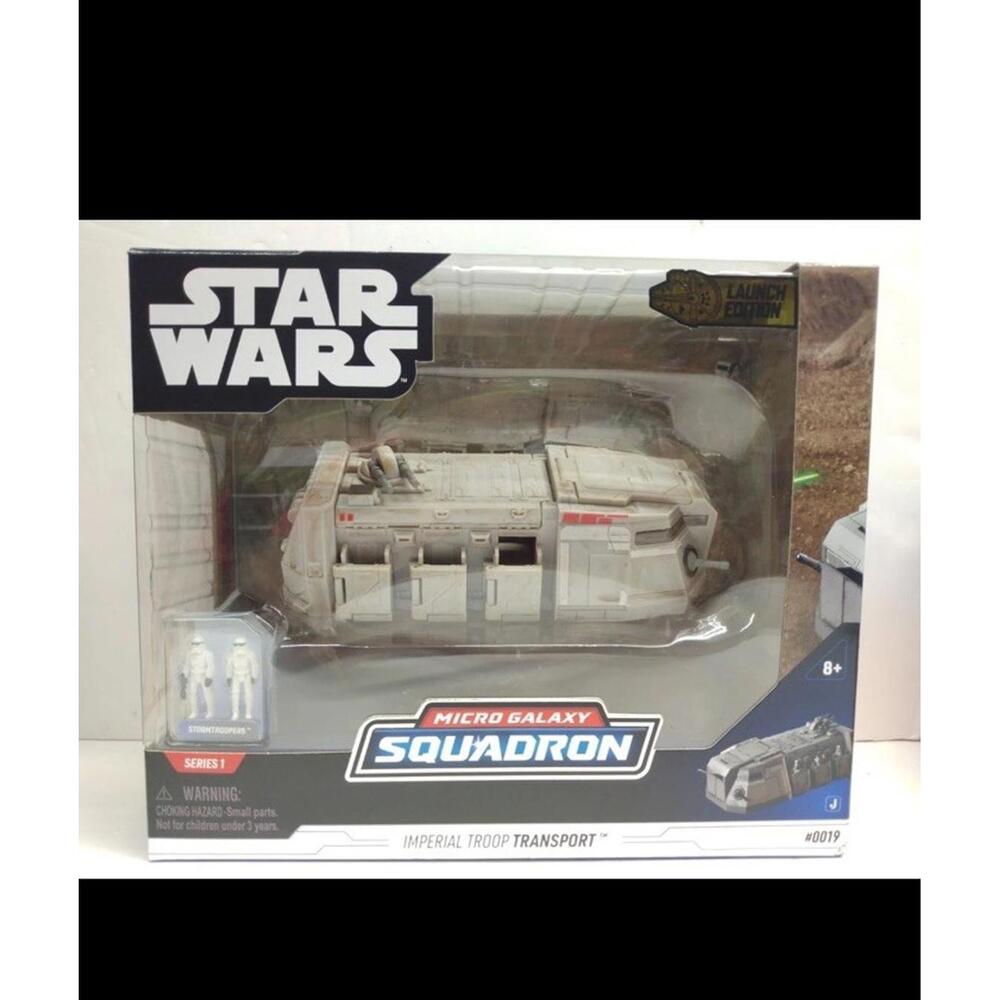 Star Wars Imperial Troop Transport Micro Galaxy Squadron Launch Edition 2 Troops